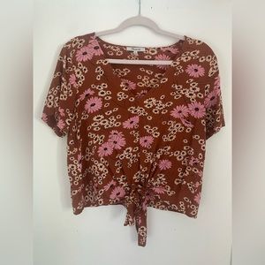 Madewell daisy shirt